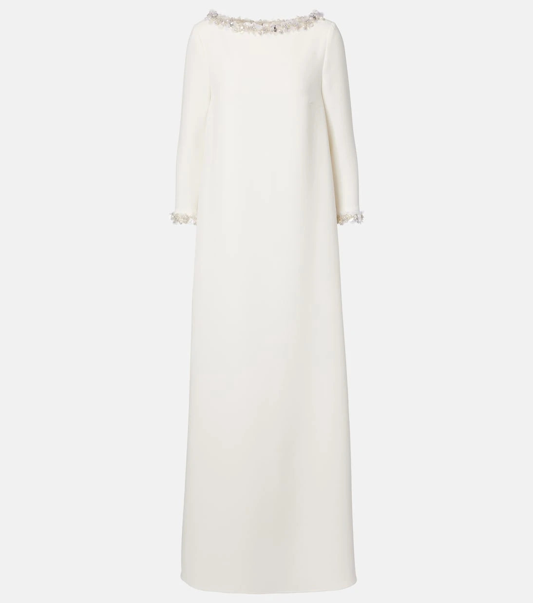 Safiyaa - Bridal Lanai embellished crêpe gown