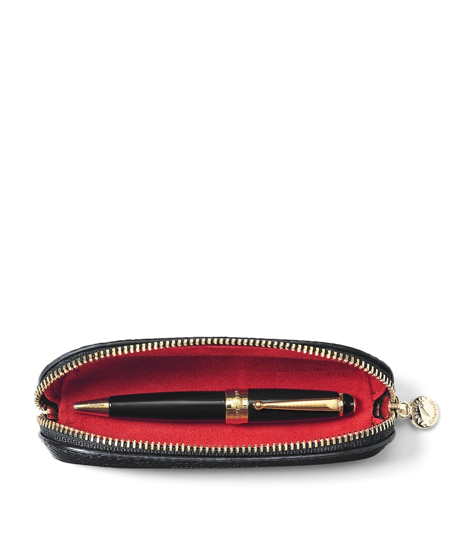 Aspinal Of London Leather Baby Pen Case