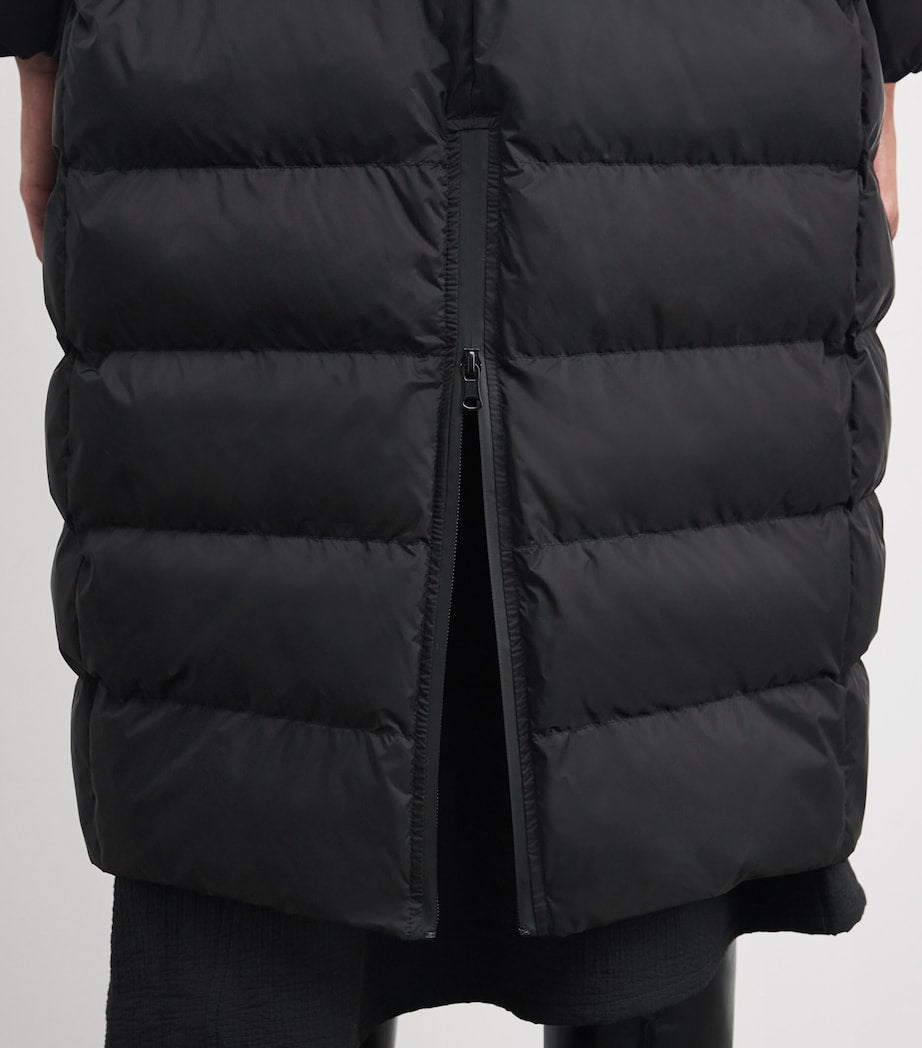 Black Quilted Carioca Puffer Coat