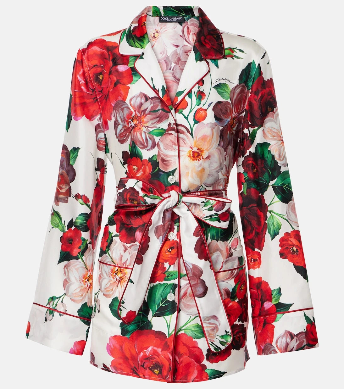 Dolce&Gabbana - Floral silk satin shirt