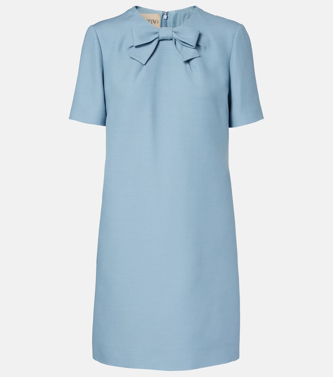 Valentino - Crepe Couture bow-detail minidress