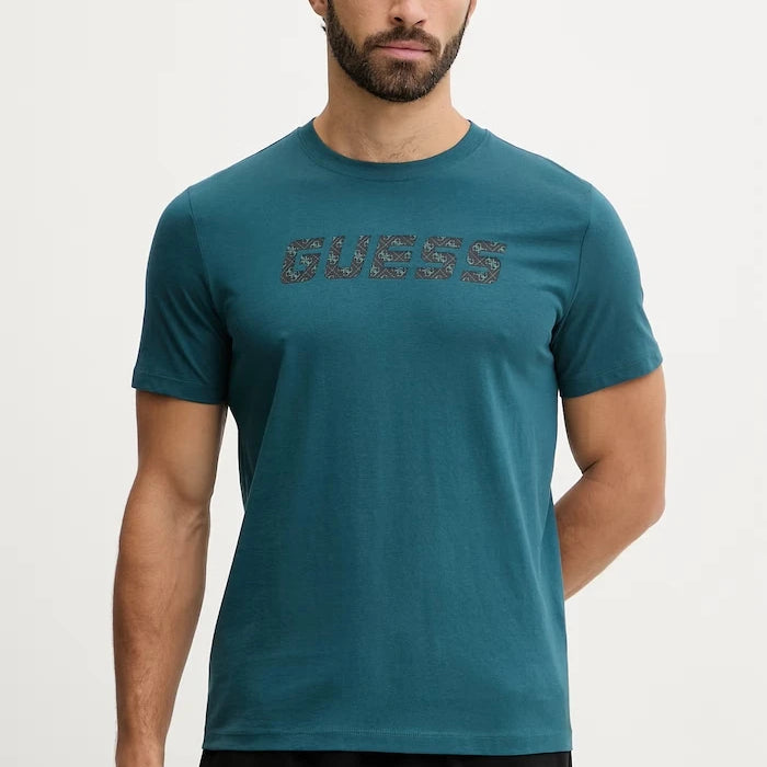 Pamuklu tişört Guess MASKA