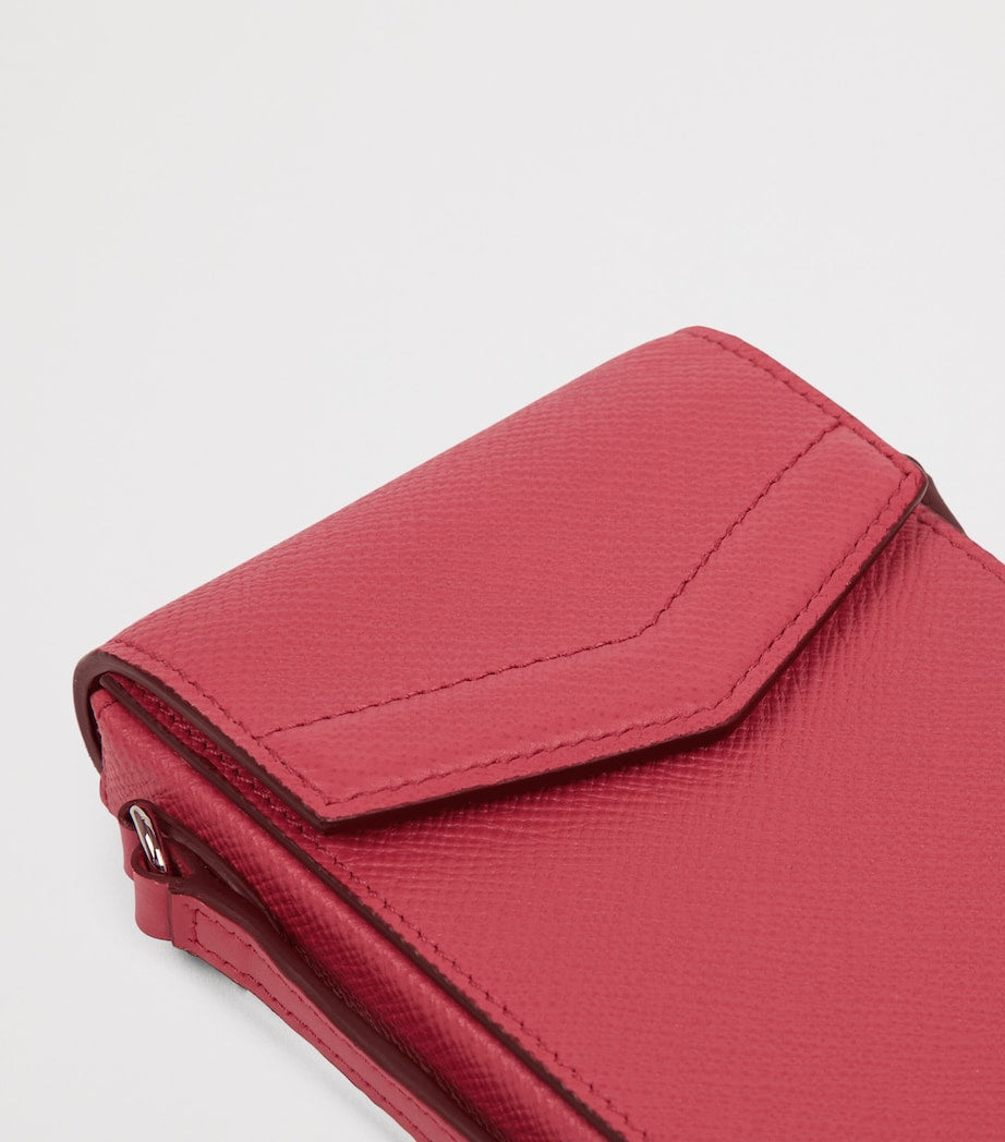 Pink Leather Envelope Phone Case
