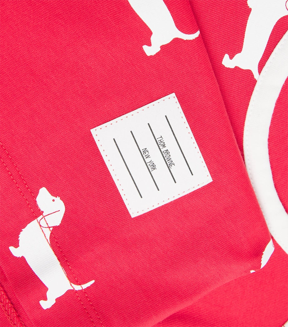 Thom Browne Kids Cotton Dog T-Shirt (2-12 Years)