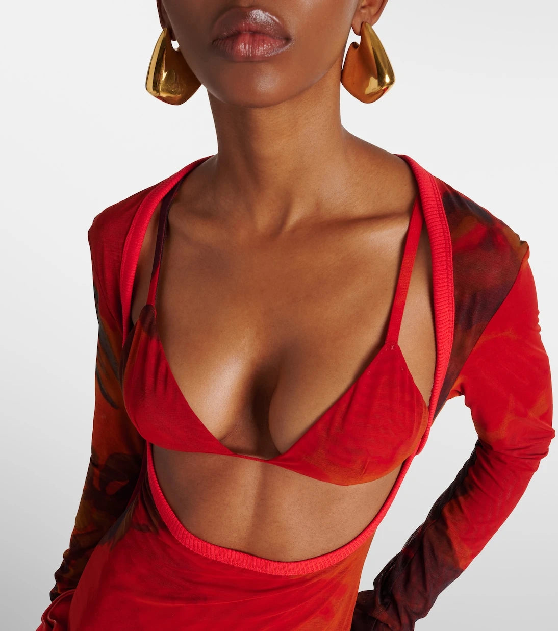 SIR - Libertine printed cutout maxi dress
