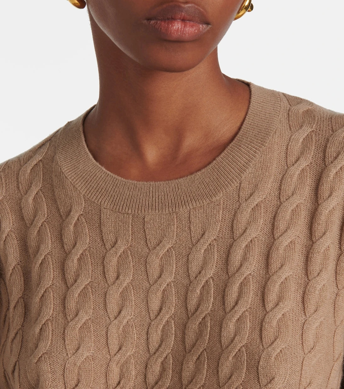 Jardin des Orangers - Cable-knit wool and cashmere sweater