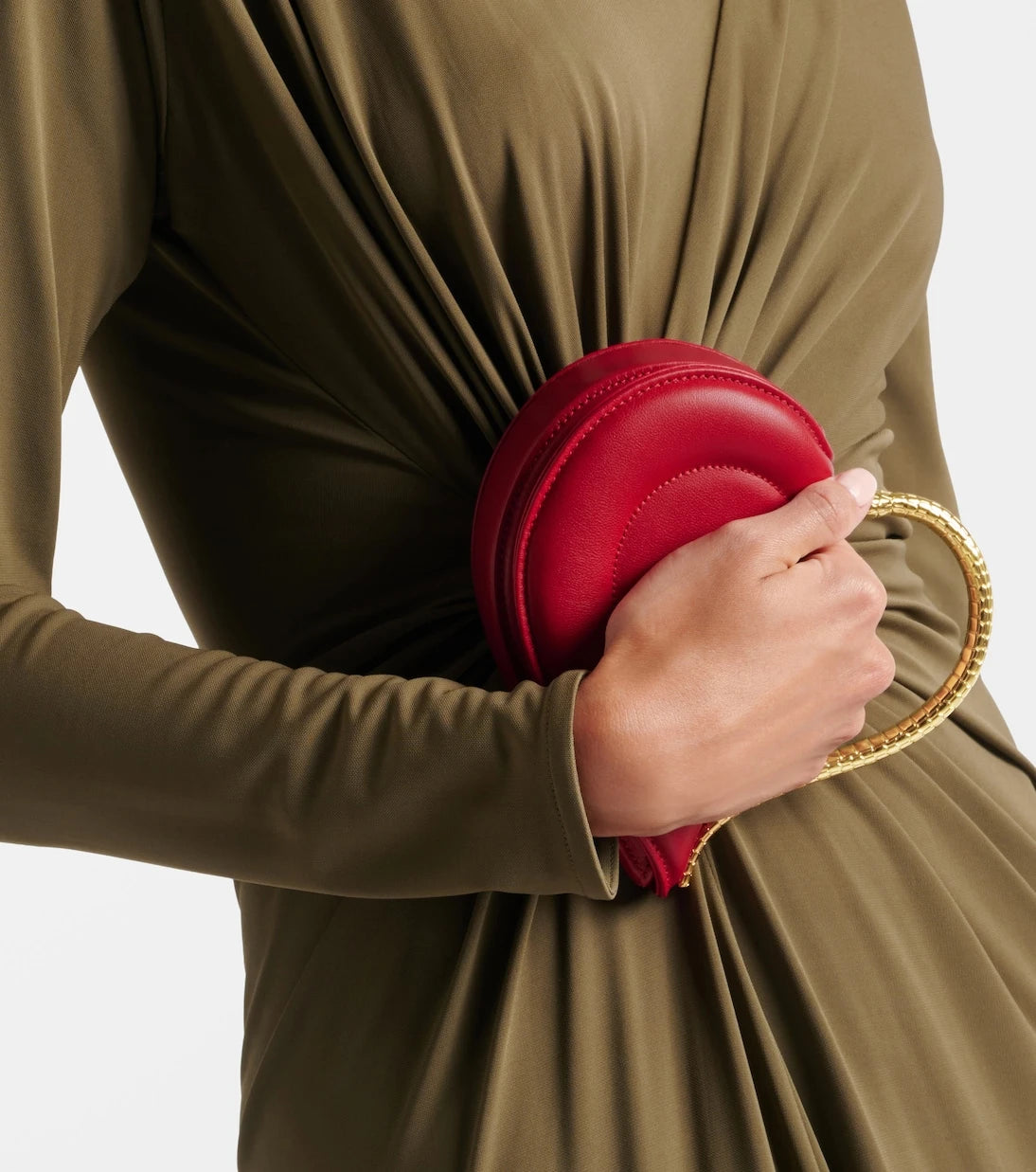 Bvlgari - Serpenti Cuoricino Mini leather top-handle bag