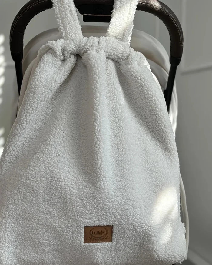 La Millou Teddy Bear CREAM bebek arabası çantası