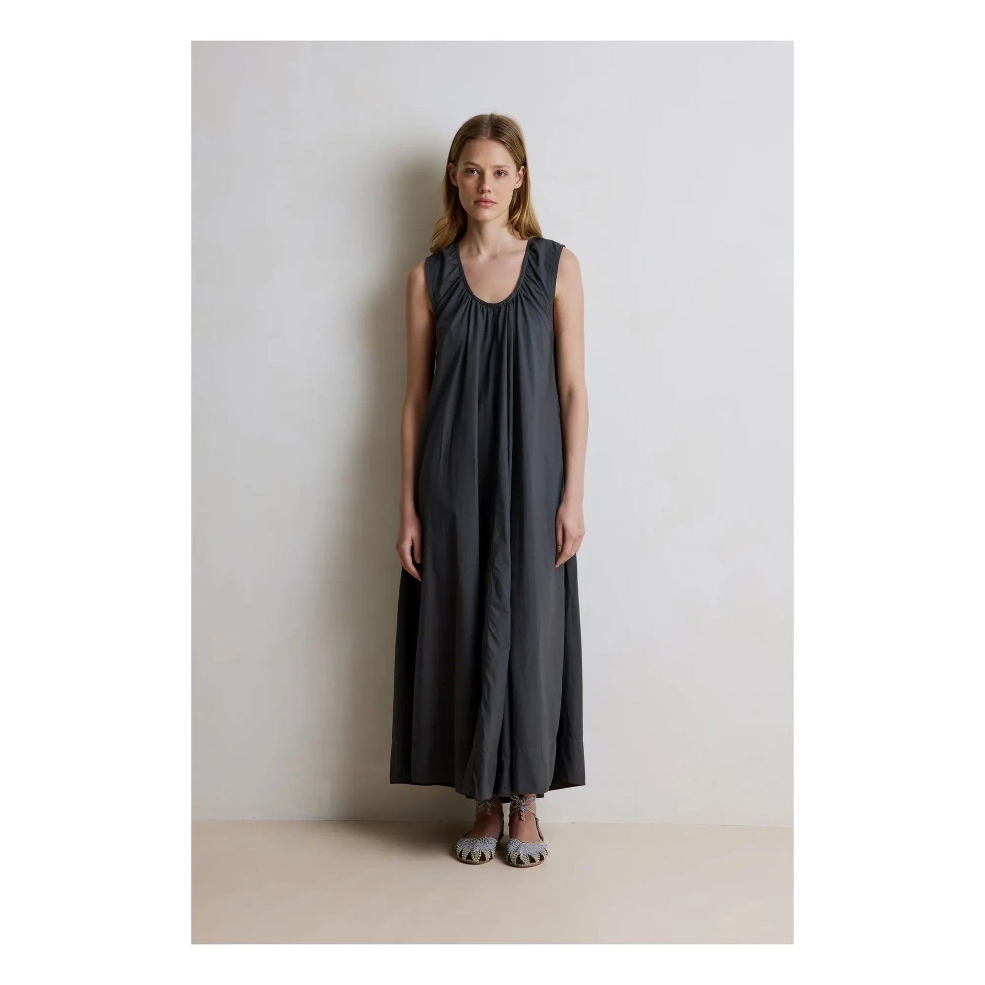 Hod - Emmanuelle Cotton dress | Carbon
