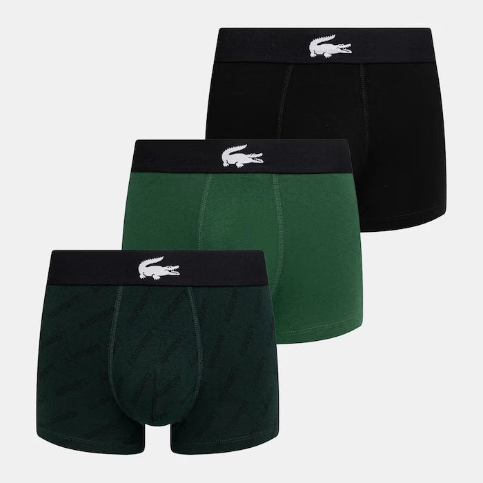 Lacoste erkek pamuklu elastan boxer 3'lü