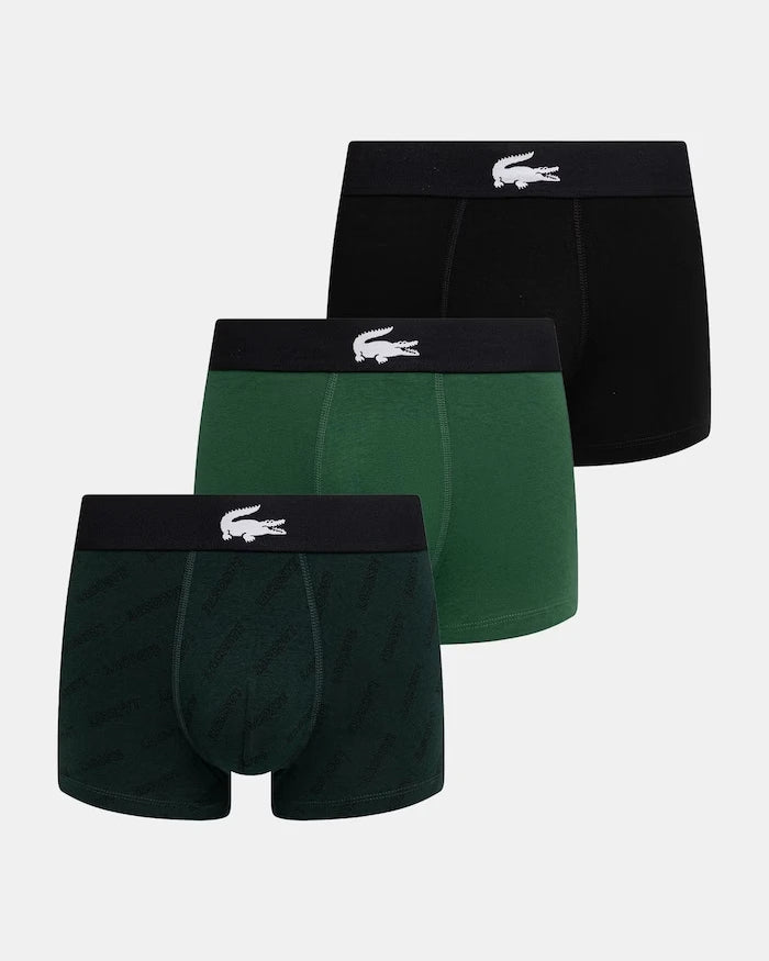 Lacoste erkek pamuklu elastan boxer 3'lü