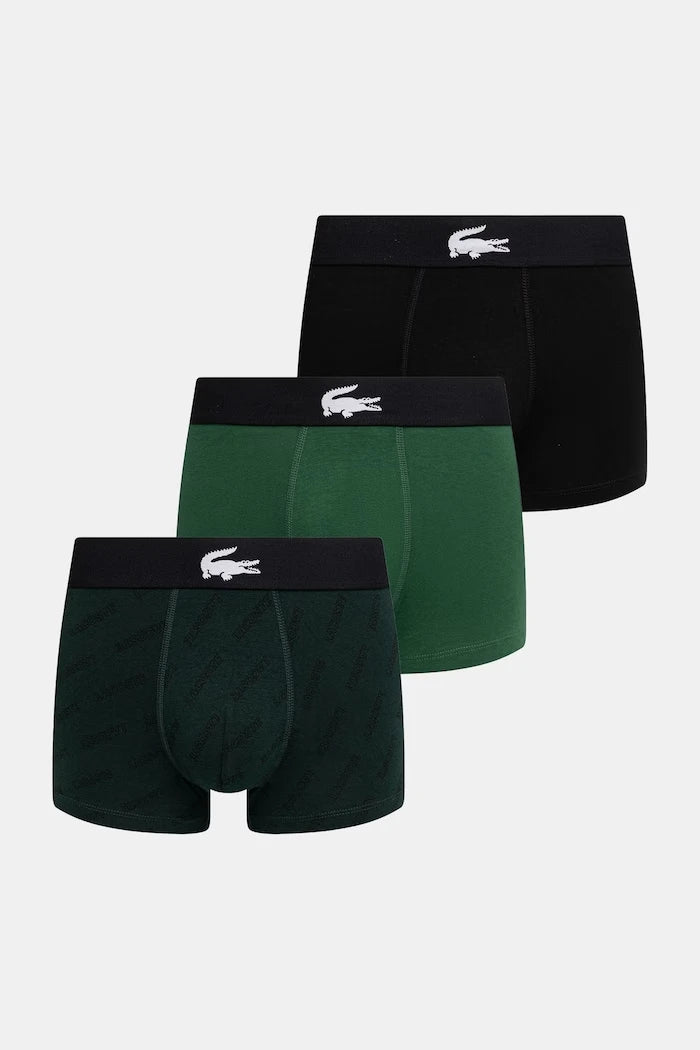 Lacoste erkek pamuklu elastan boxer 3'lü
