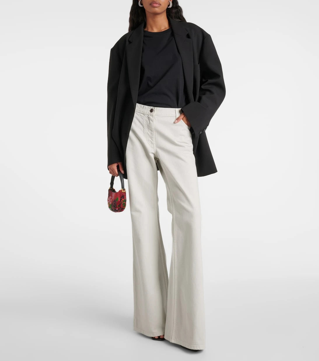 Magda Butrym - High-rise flared jeans