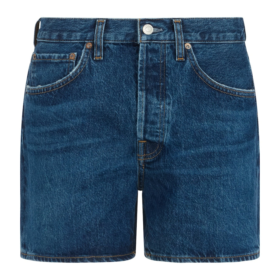 Blue Parker Long Shorts