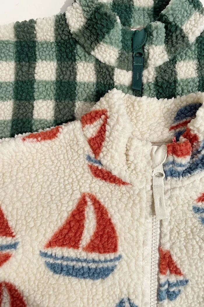 Konges Sløjd JODY TEDDY JACKET GRS Çocuk Ceketi