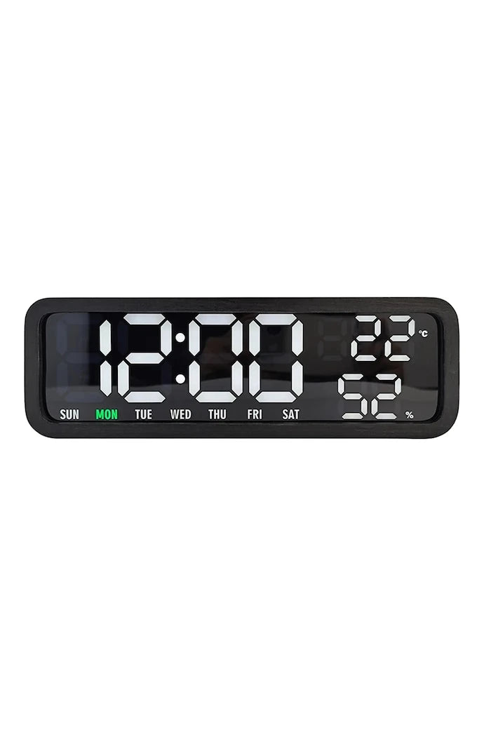 Karlsson ahşap masa alarm saati