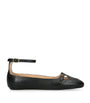 Chloé Black Leather Misty Ballerina Flats