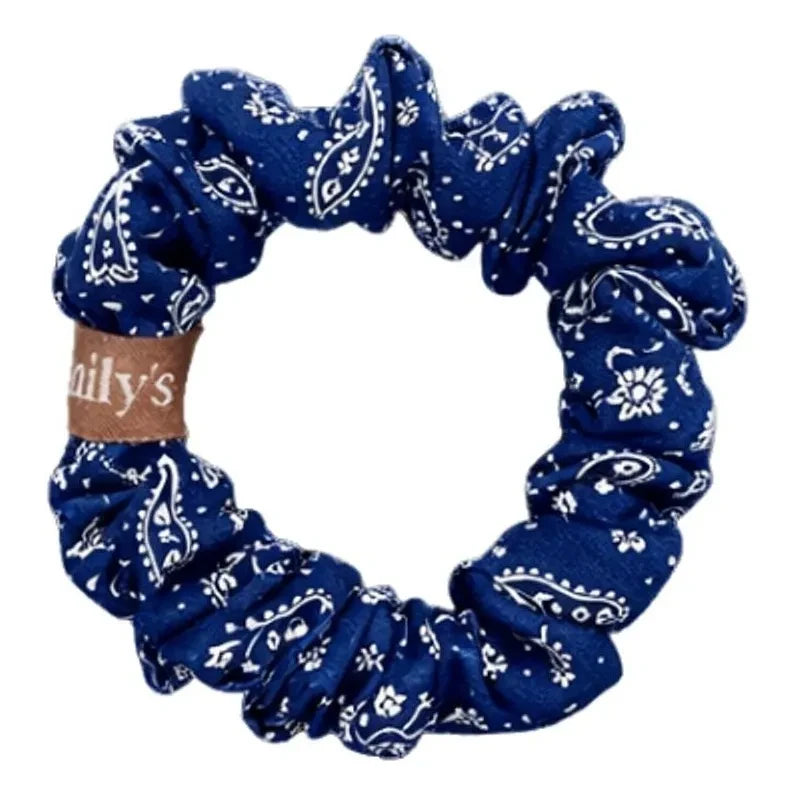 Emily's Pillow - Chouchou Silk bandana - Small | Blue