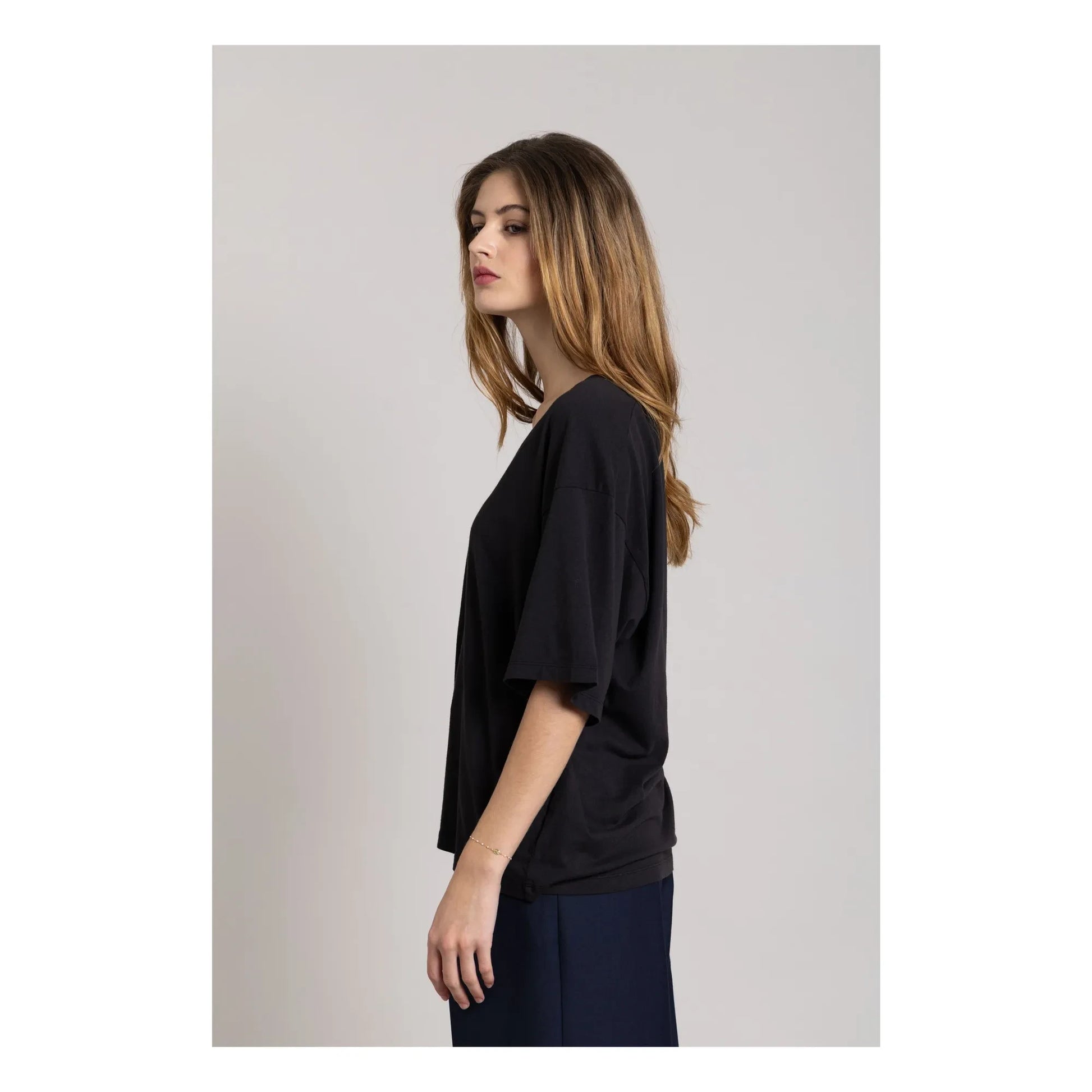 Smallable Woman - Cloud T-shirt Organic cotton | Black