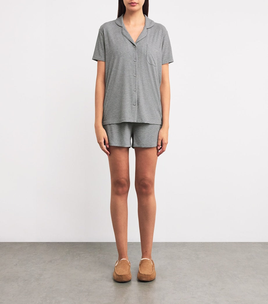 Skims Grey Soft Lounge Short Pyjamas