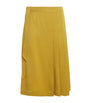 Joseph Brown Crepe Jeanne Pleated Mini Skirt