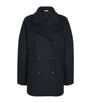 Black Wool Celo Pea Coat