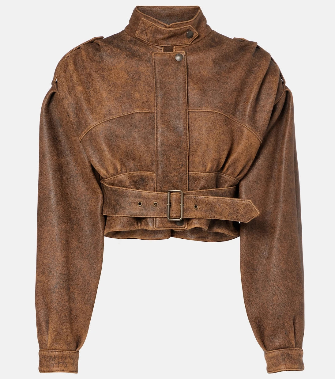 Chloé - Kısa kesim deri biker ceket