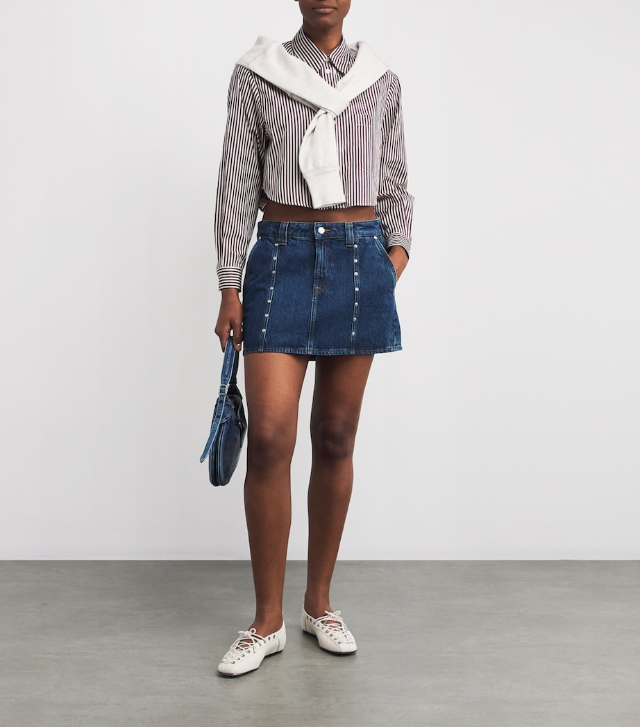 Denim Milly Mini Skirt