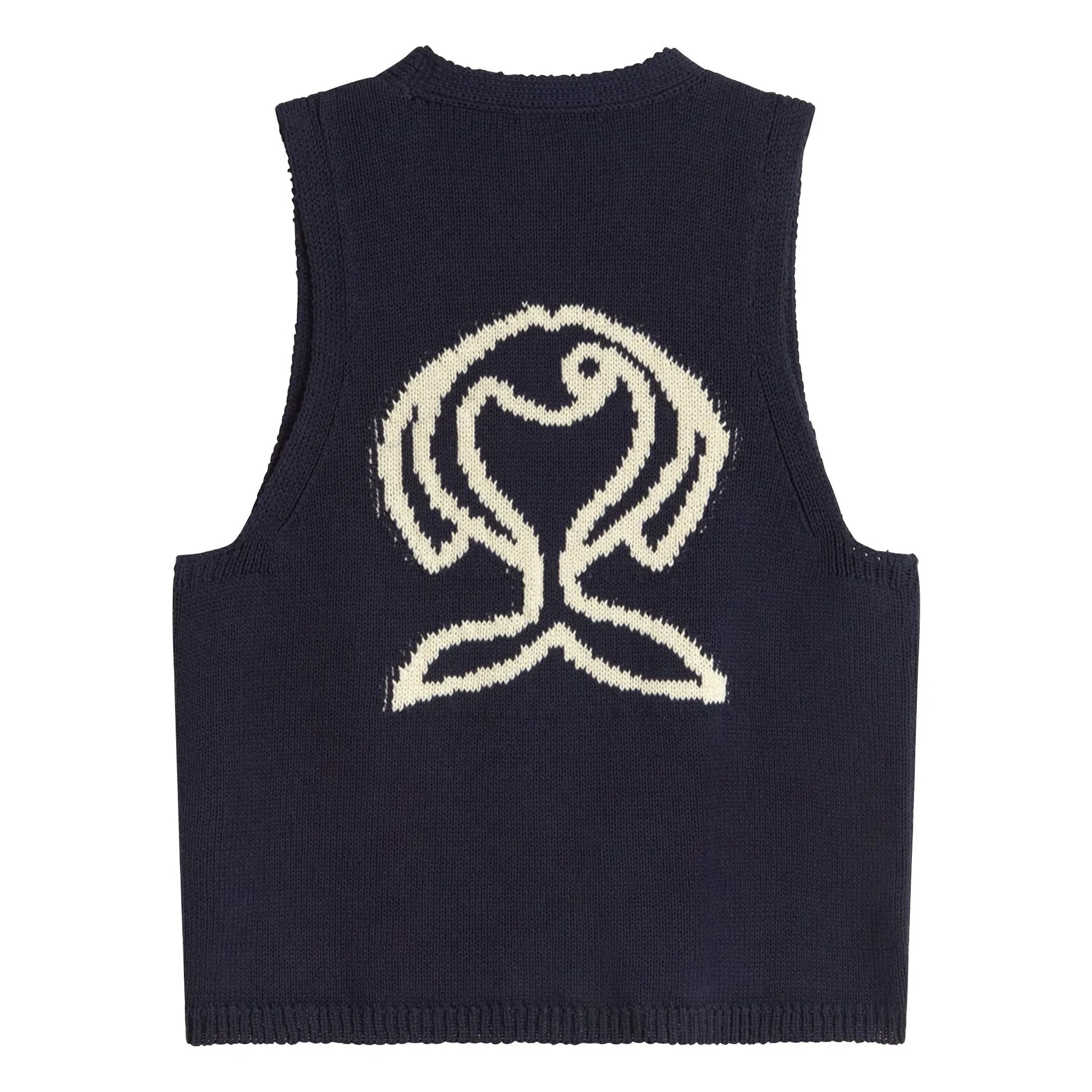 Thinking Mu - Rob Fish organic cotton jacket | Navy blue