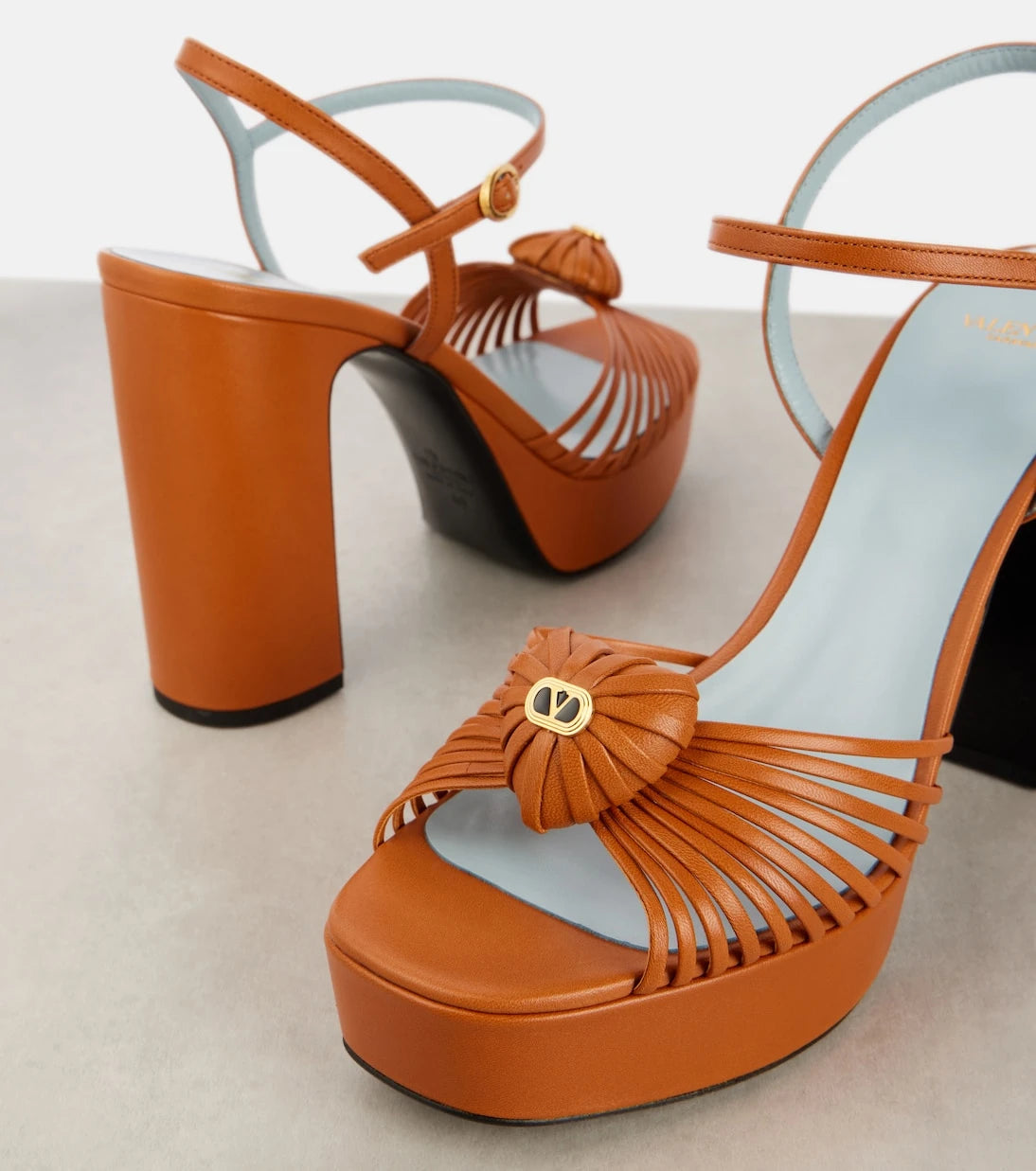 Valentino Garavani - Sandal Royal 115 leather platform sandals