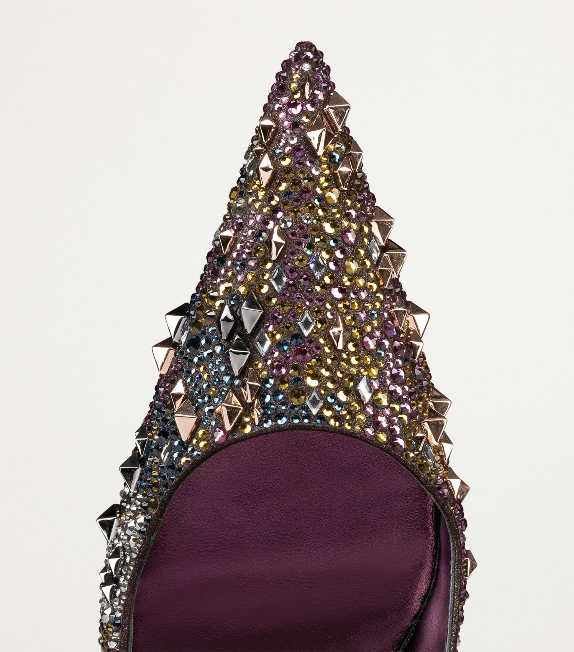 Christian Louboutin Red Kate Max Strass Eternity Suede Pumps 100