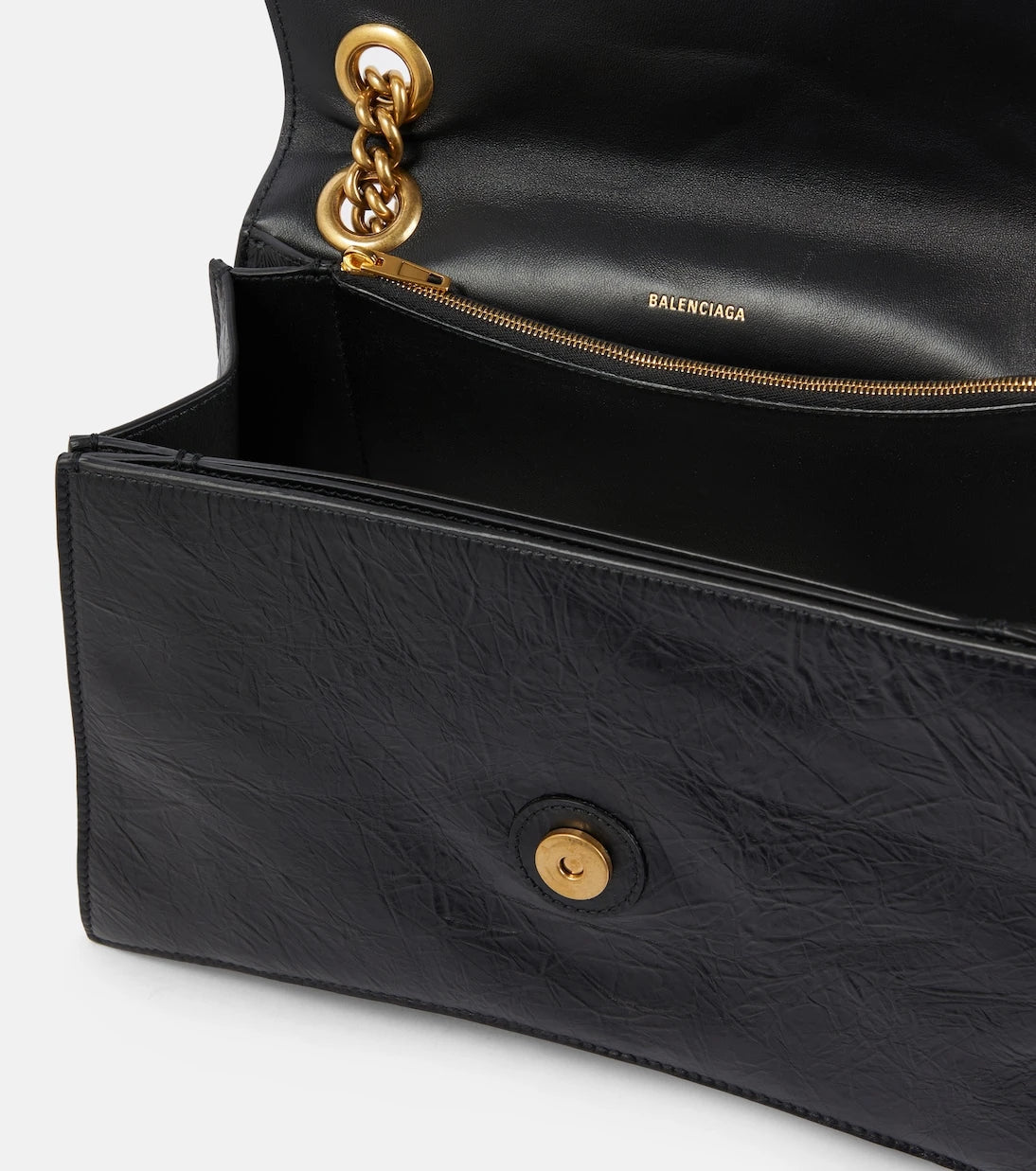 Balenciaga - Crush Medium leather shoulder bag