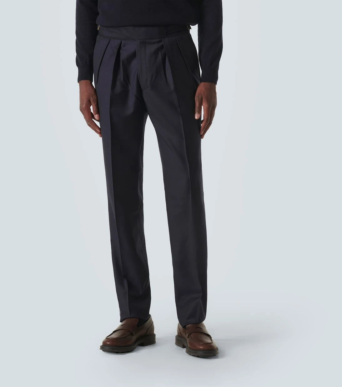 Rubinacci - Manny virgin wool straight pants