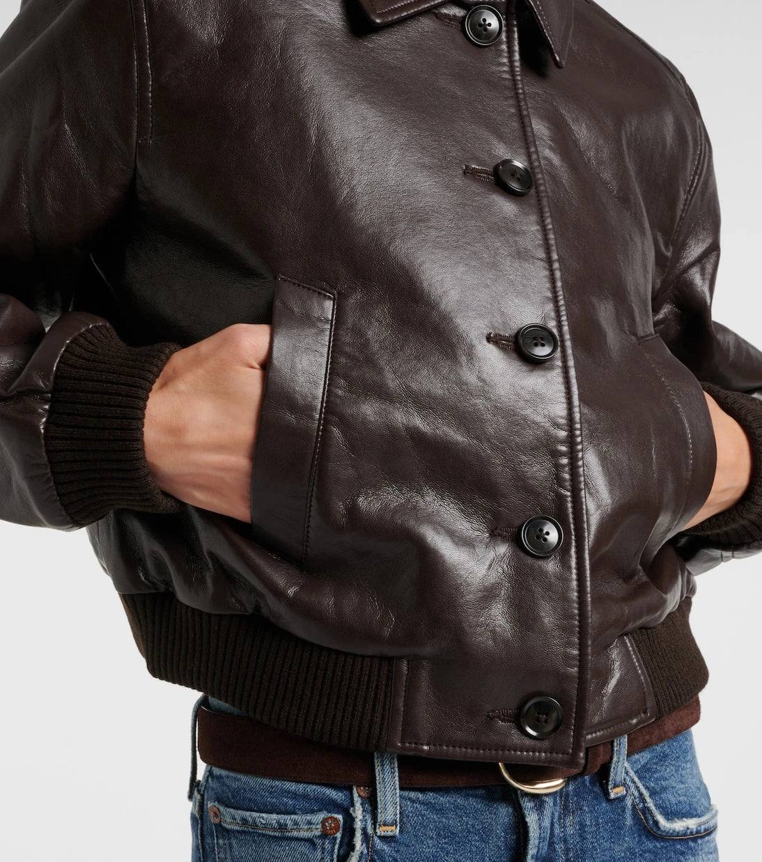 Citizens of Humanity - Lola leather bomber jacket