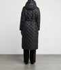 Max Mara Black The Cube Quilted Down Parka Coat