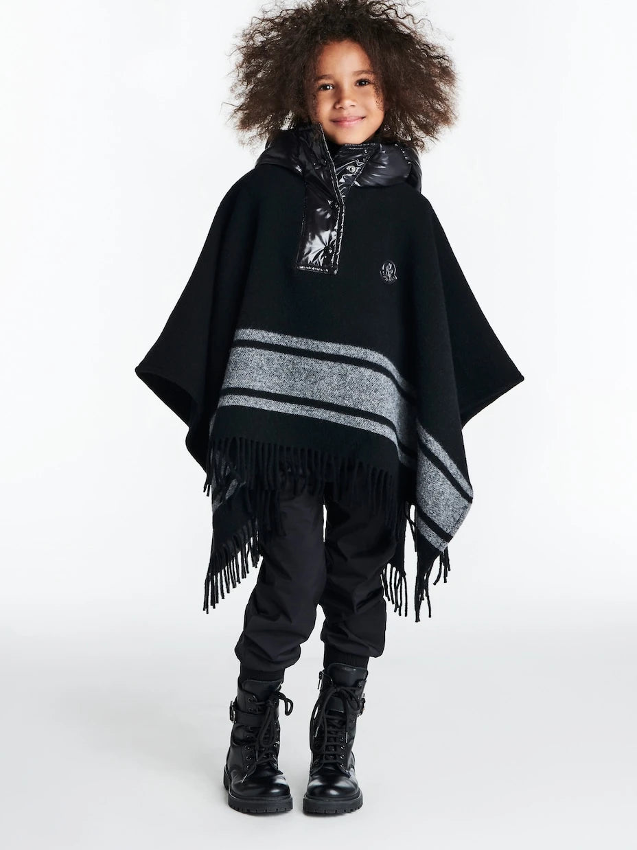 Moncler Enfant - Wool-blend poncho