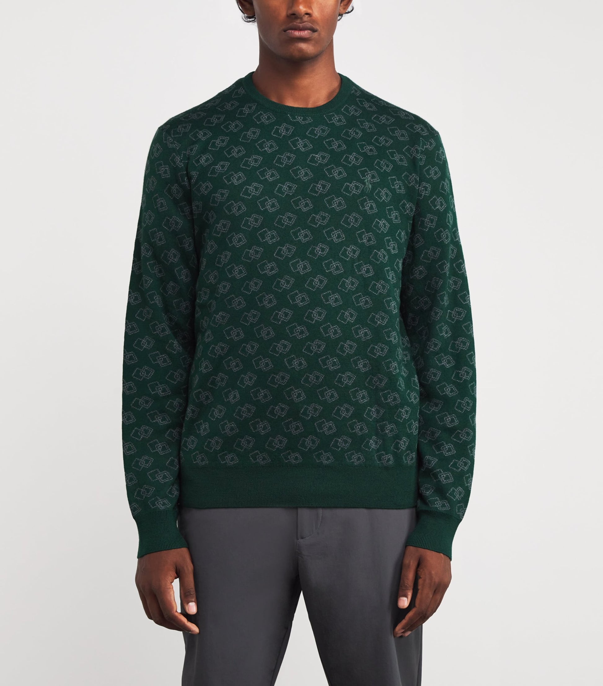 Geometric Jacquard Sweater