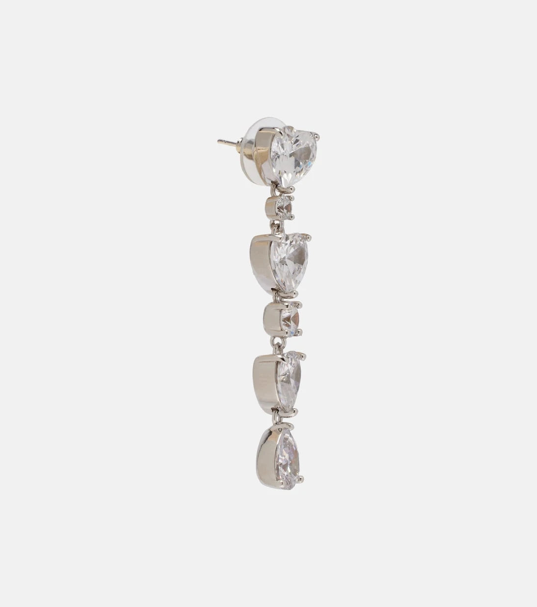 Self-Portrait - Tiered embellished earrings