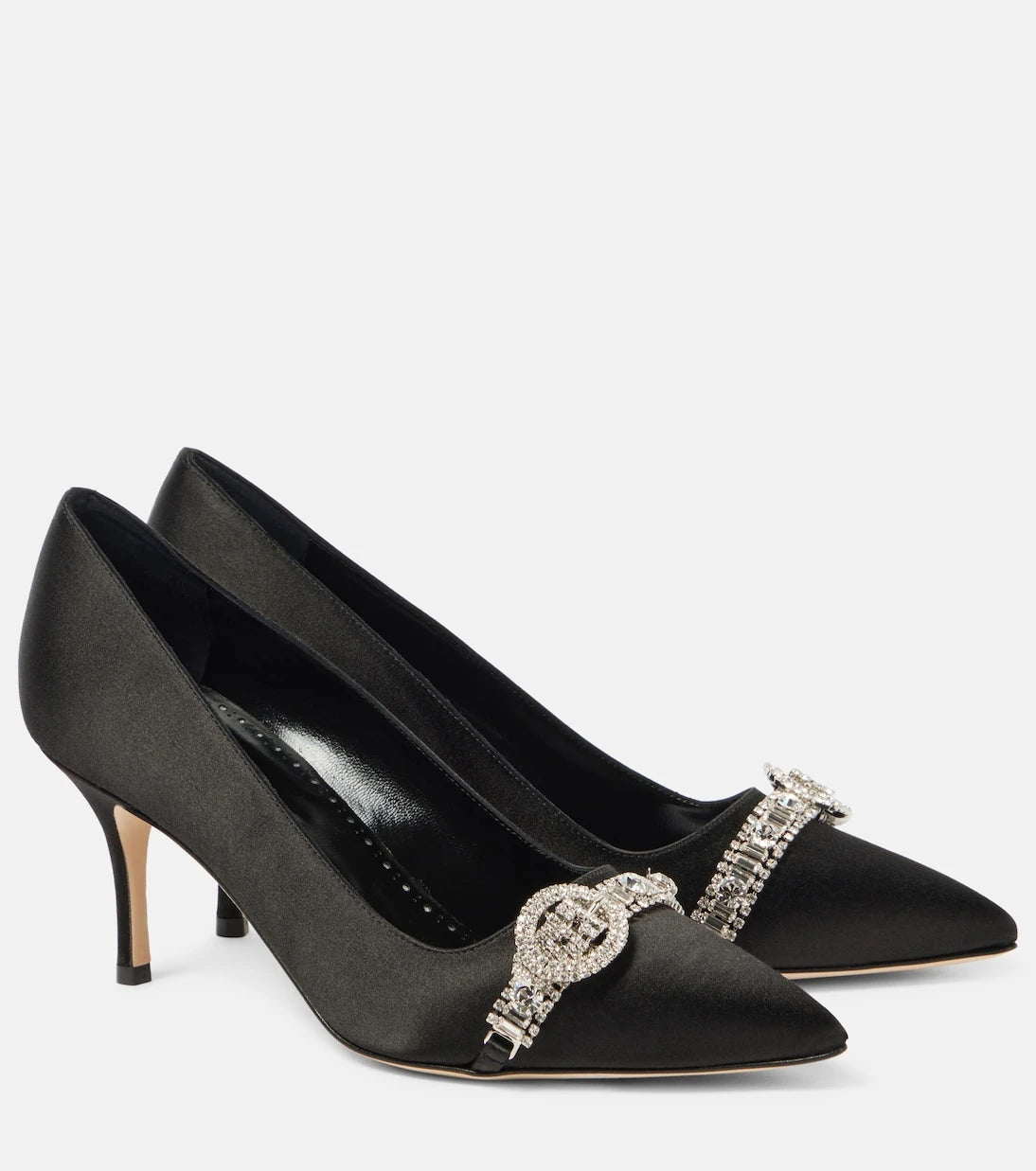 Manolo Blahnik - Asa 70 saten topuklu ayakkabı