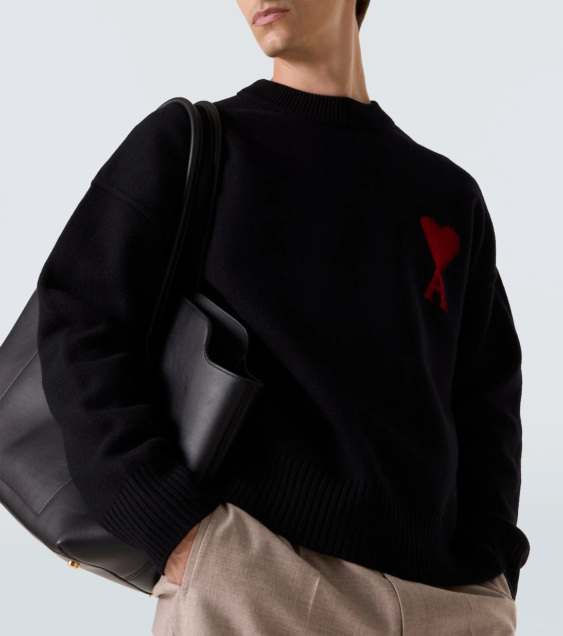 Ami Paris - Ami De Cœur virgin wool sweater