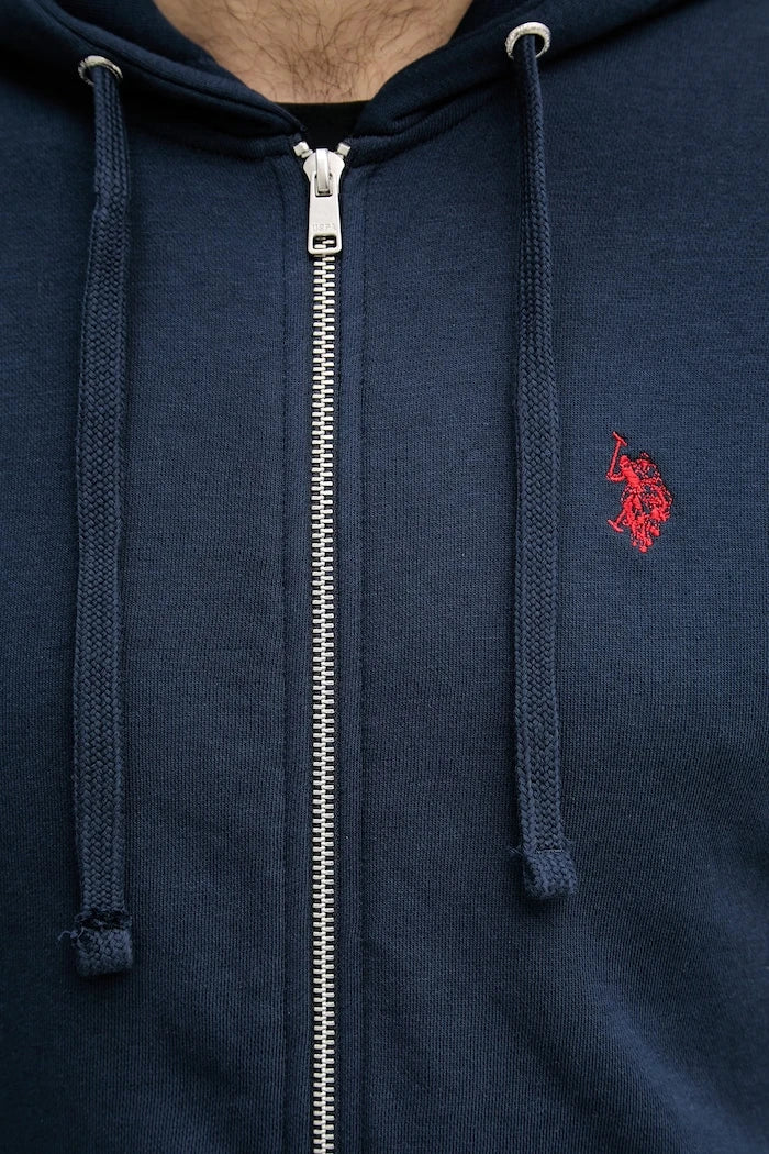 U.S. Polo Assn. Erkek Pamuklu Fermuarlı Sweatshirt DHM LB