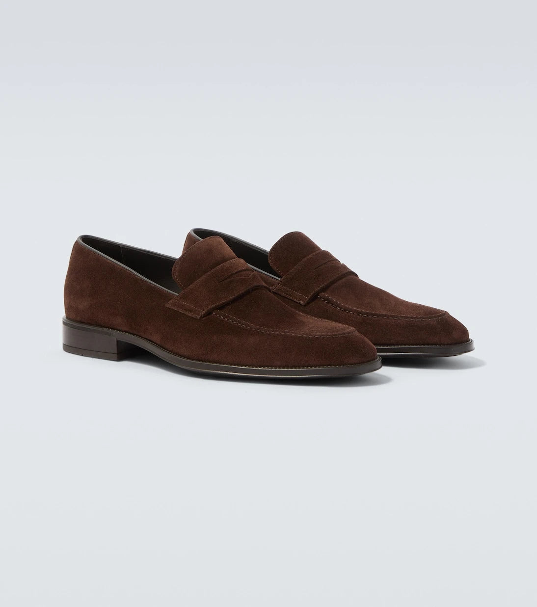 Canali - Suede penny loafers