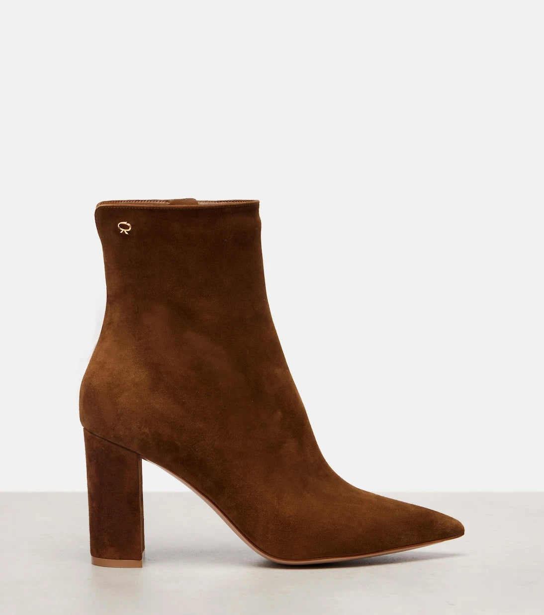 Gianvito Rossi - Lyell 85 suede ankle boots