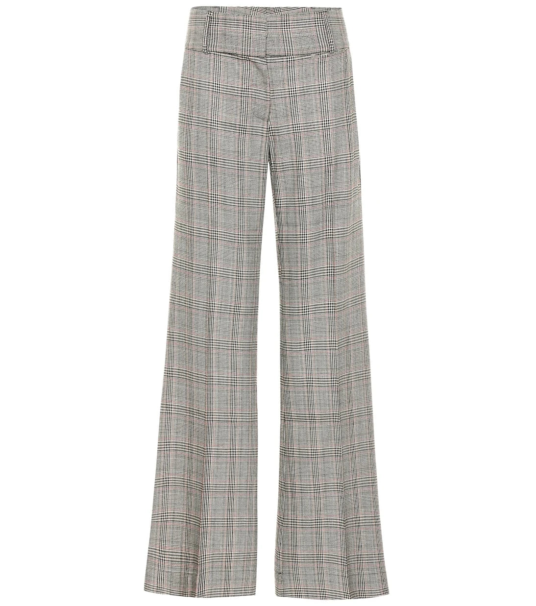 Frame - Metropolitan checked wide-leg pants