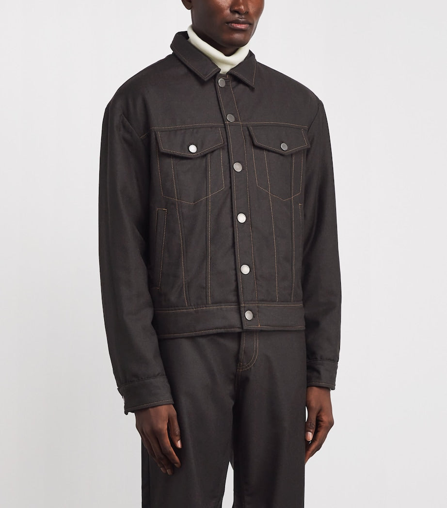 Emporio Armani Brown Denim Jacket