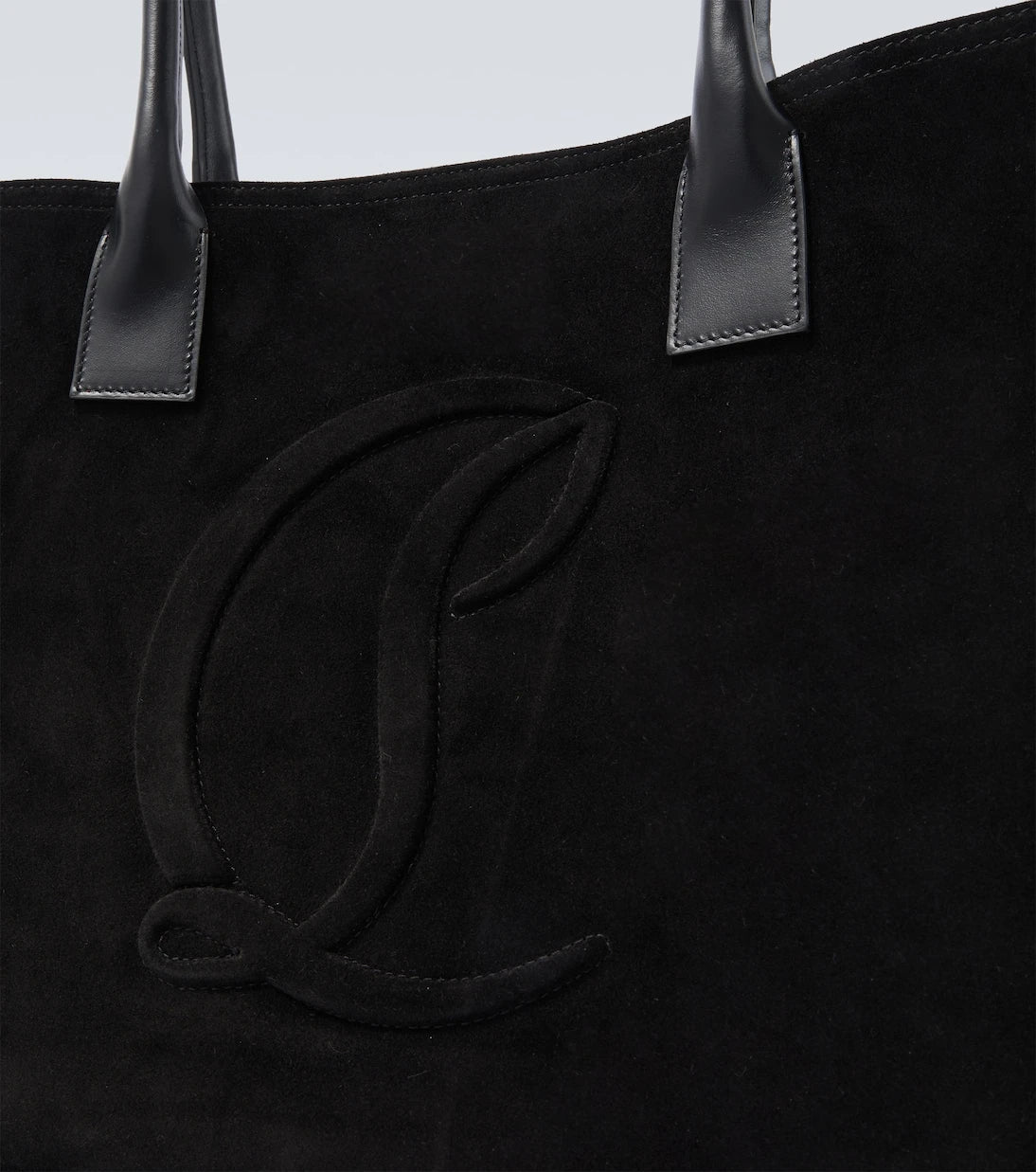 Christian Louboutin - By My Side suede tote bag
