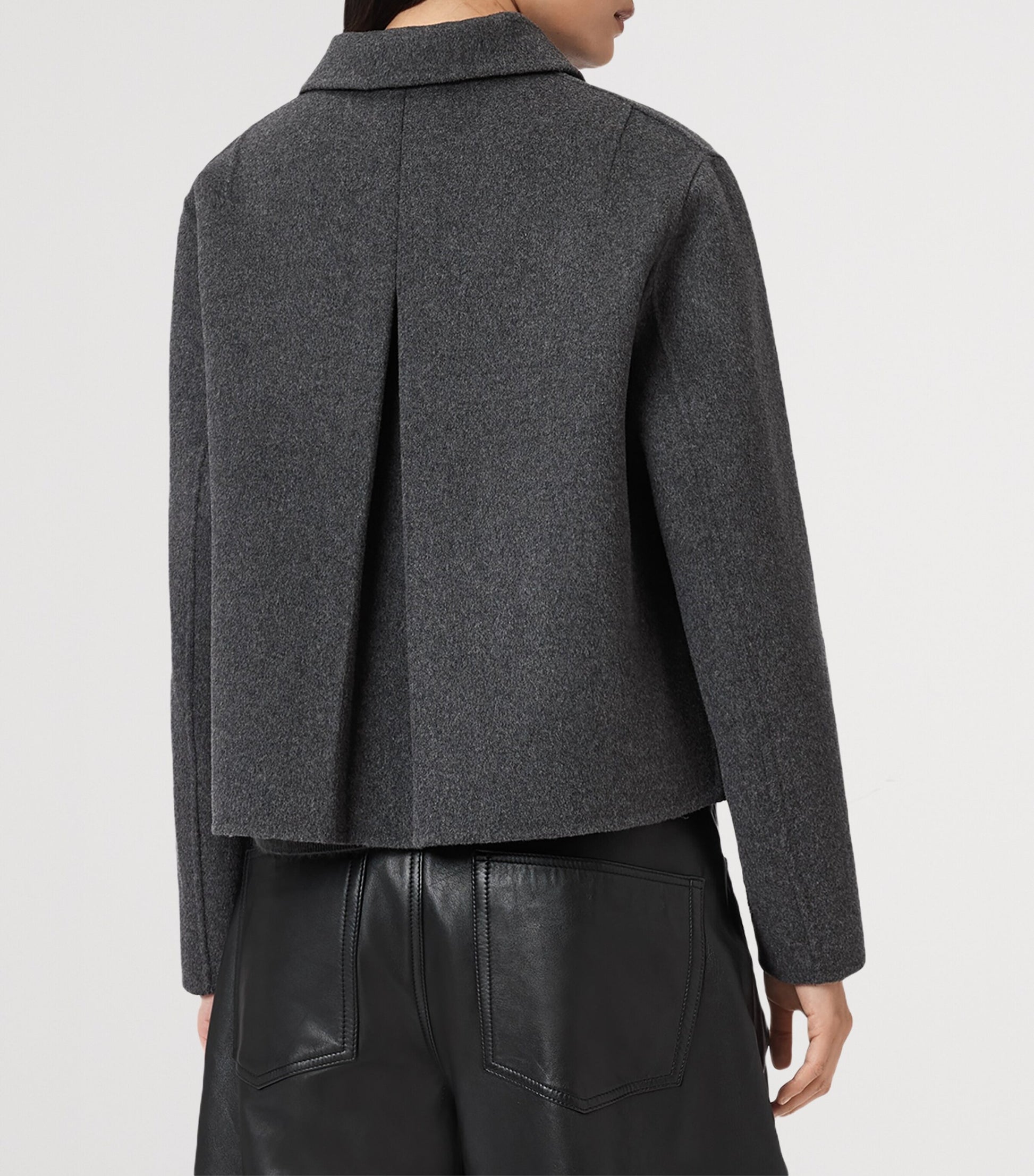 Wool-Blend Seannah Jacket CHARCOAL GREY