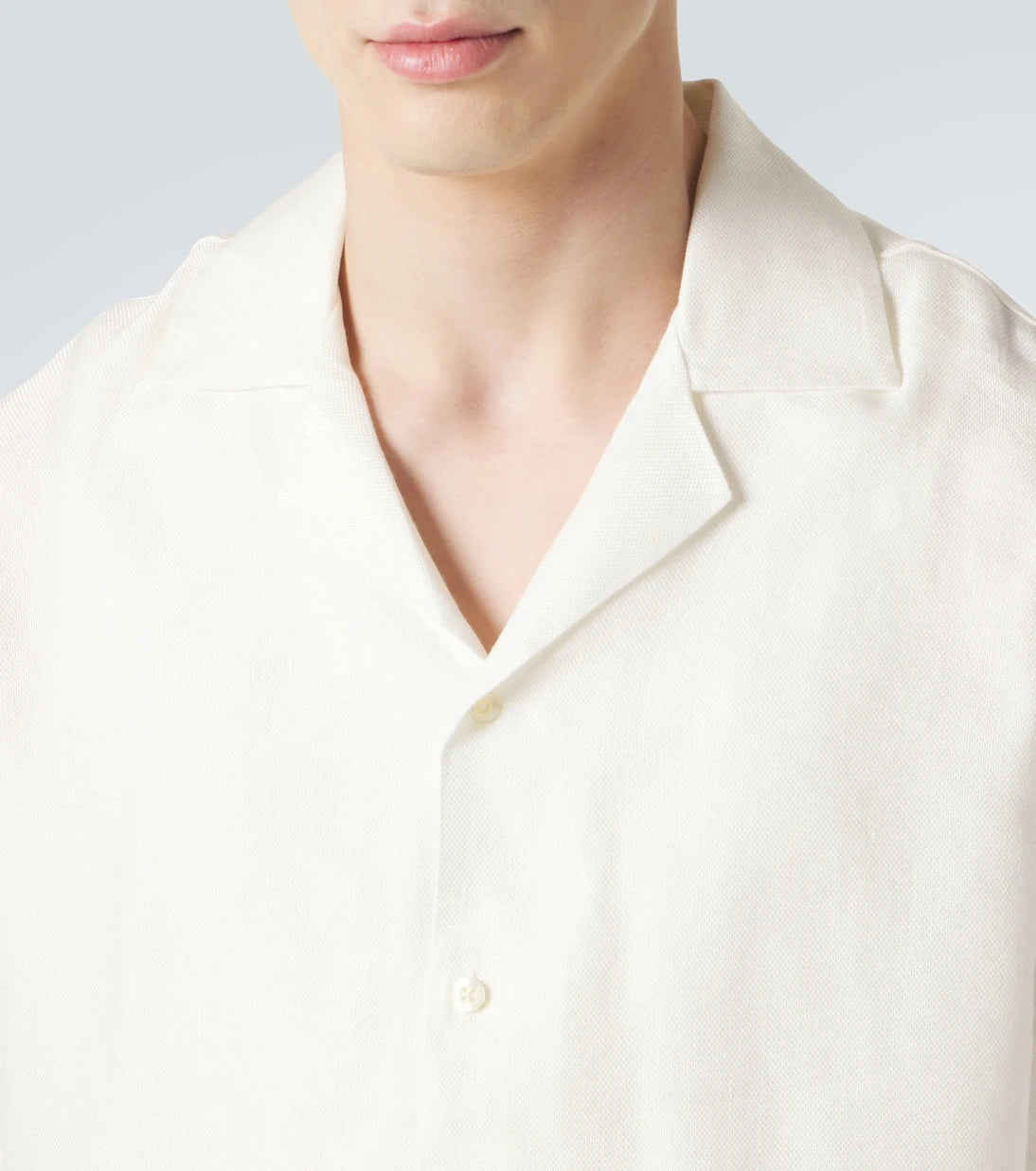 Frescobol Carioca - Safra linen-blend shirt