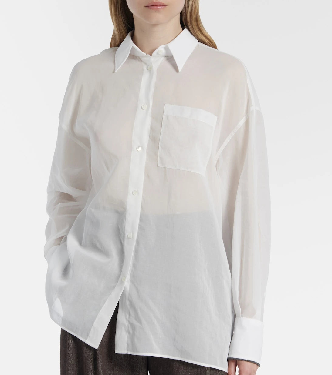 Brunello Cucinelli - Cotton poplin shirt