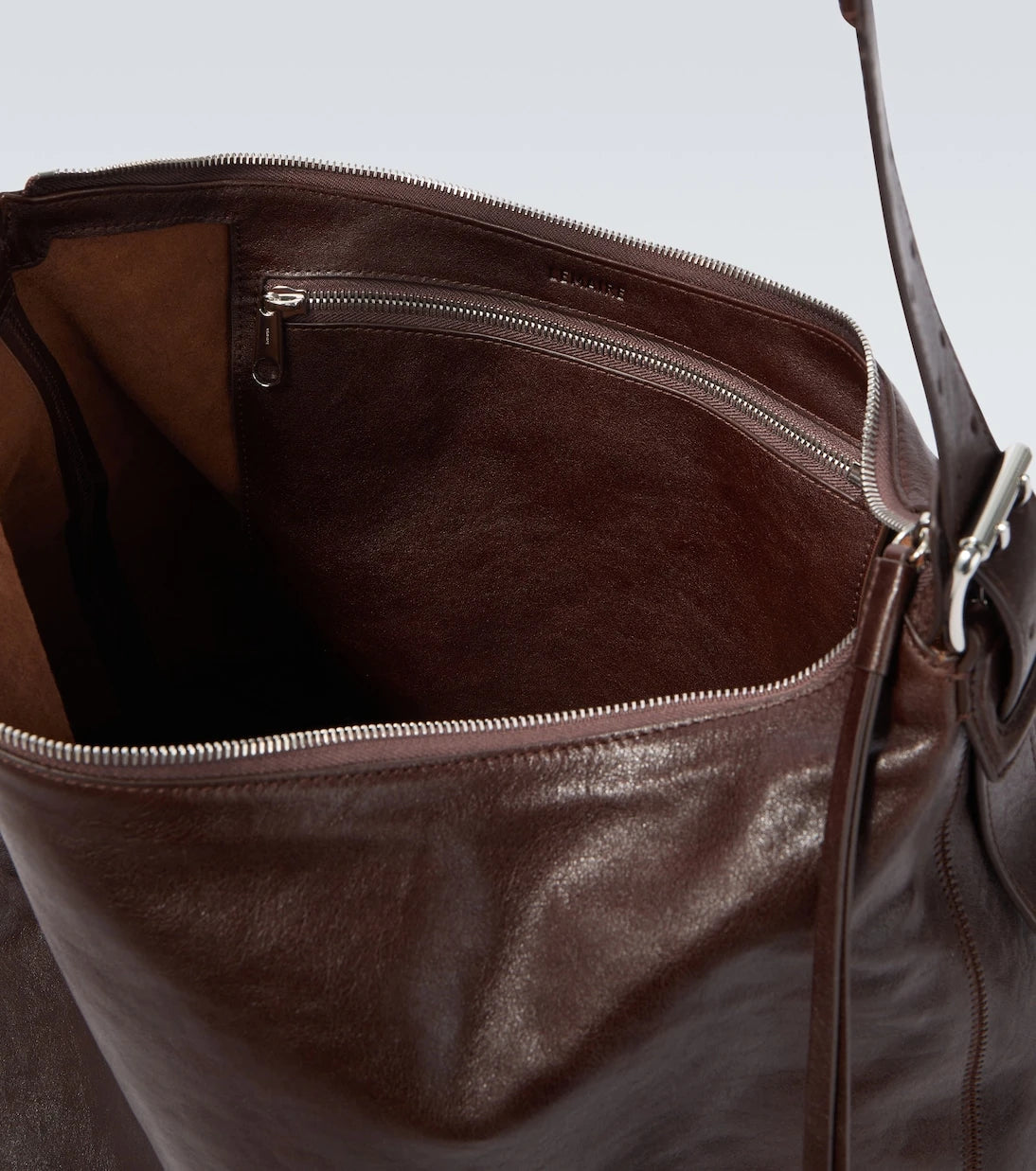 Lemaire - Belted leather shoulder bag